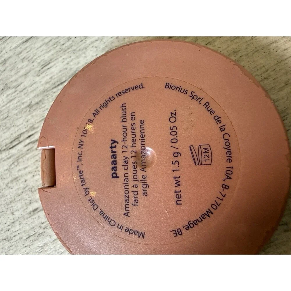 Tarte Amazonian Clay Bronzer and Paaarty Blush, Brushes 3Pc Makeup Set NEW‎